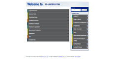 Desktop Screenshot of 10-under.com